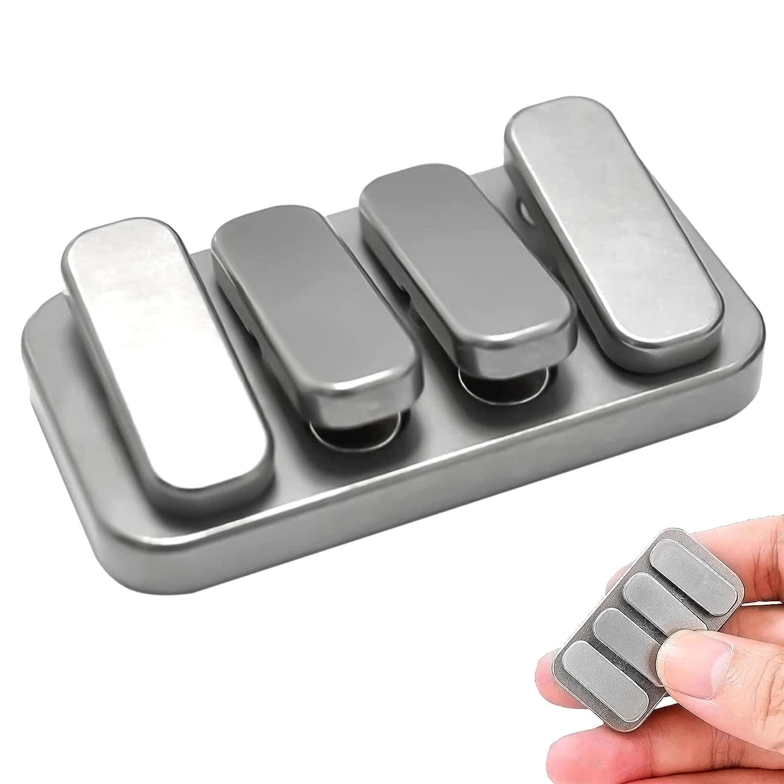 Pocket Zen Fidget Slider – Magnetic Tactile Toy for Anxiety & Focus Piano